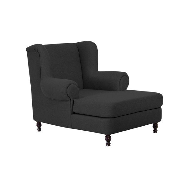 Černé křeslo ušák Max Winzer Mareille Black-image-4