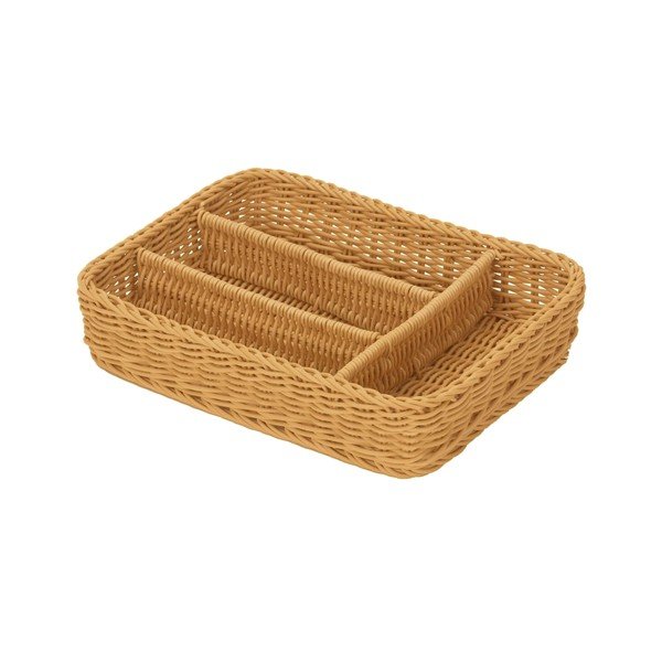 Košík Mittel Light Beige, 36x26,5x6,5 cm