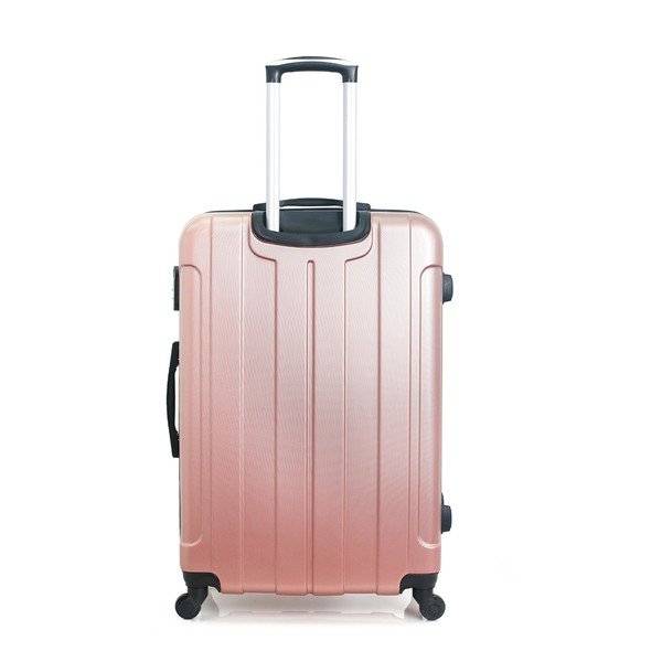 Cestovní kufr v barvě růžového zlata na kolečkách Hero Fogo, 93 l-image-2
