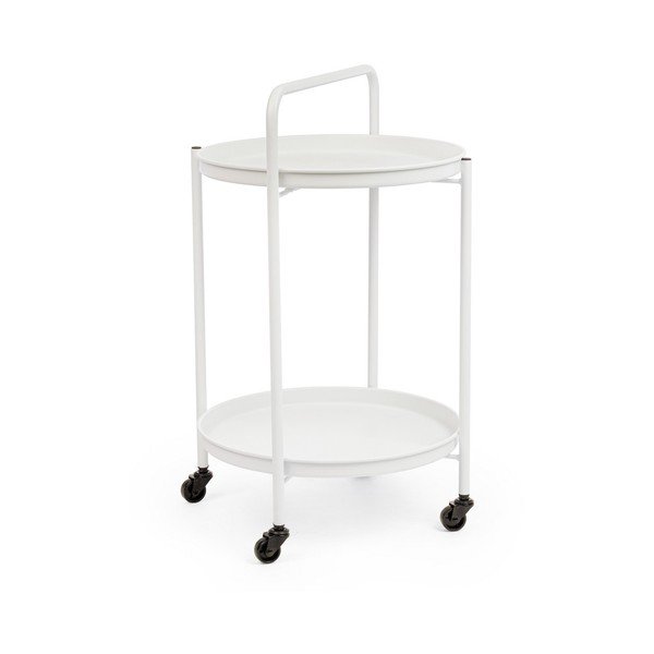 Ocelový servírovací stolek ø 44,5 cm Austin – Bizzotto