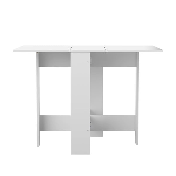 Rozkládací jídelní stůl s bílou deskou 76x28 cm Papillon – TemaHome-image-4