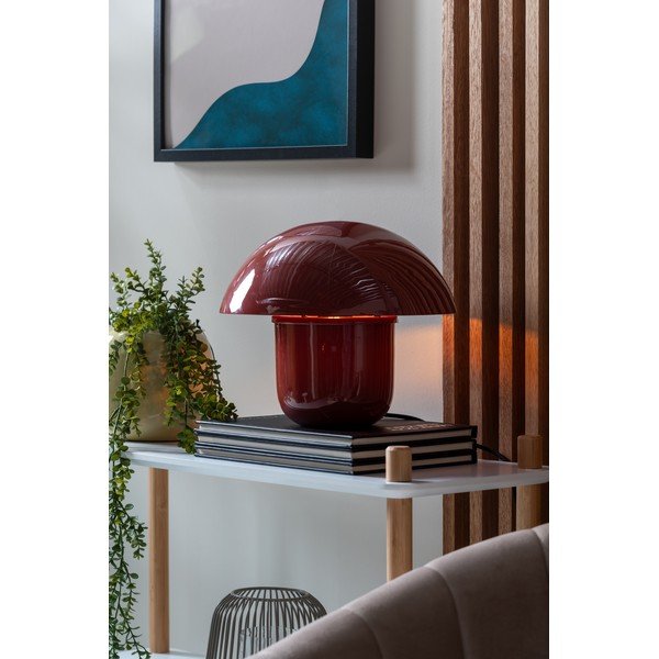 Vínová kovová stolní lampa (výška 25 cm) Fat Mushroom – Leitmotiv-image-1