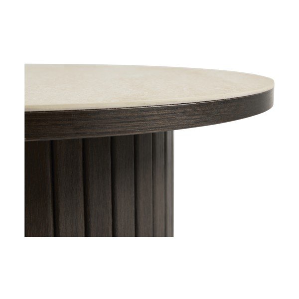 Kulatý odkládací stolek s keramickou deskou ø 50 cm Enna – Unique Furniture-image-2