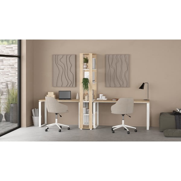 Pracovní stůl s deskou v dubovém dekoru 60x150 cm Sign – Tvilum-image-4