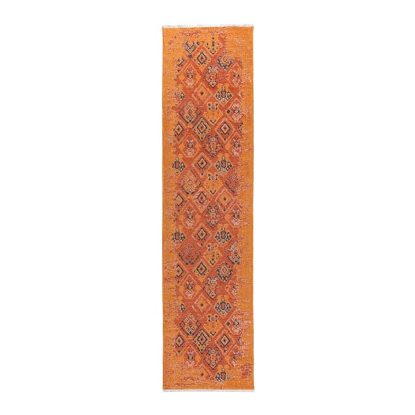 Hnědooranžový oboustranný běhoun Homemania Halimod Maya, 77 x 300 cm