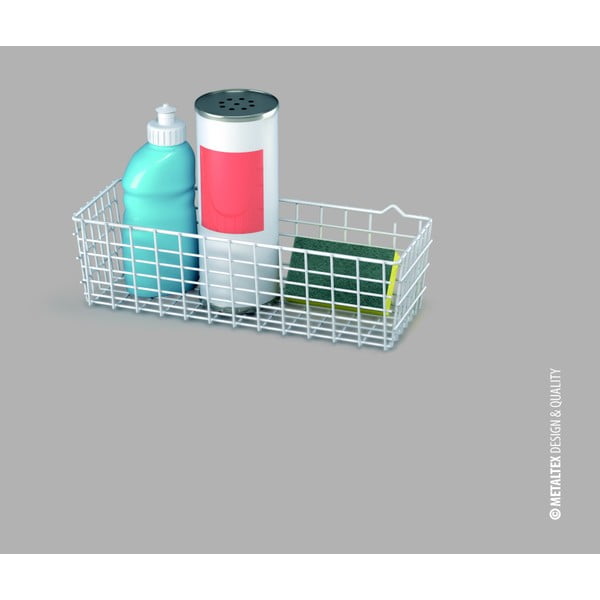 Bílý přídavný košík Metaltex-image-1