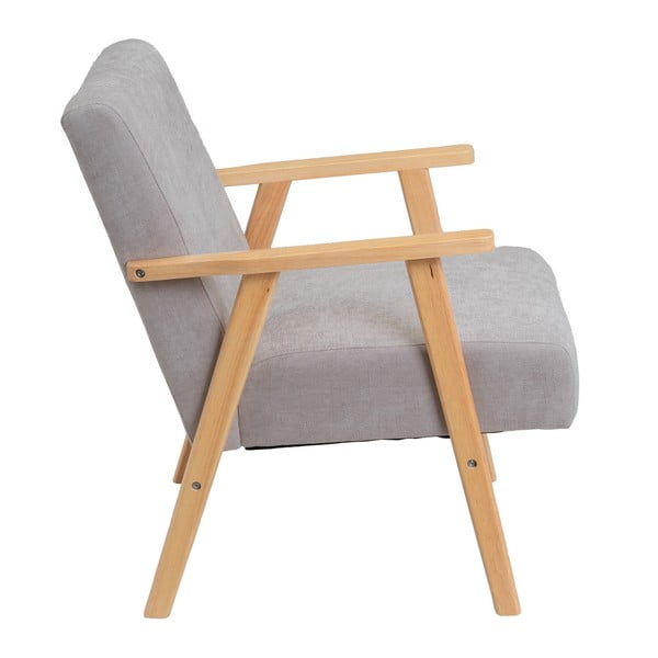 Šedé žinylkové křeslo Vintage – Casa Selección-image-3