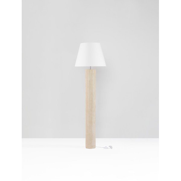 Bílá/krémová kamenná stojací lampa (výška 150 cm) Bacoo – Nova Luce-image-3