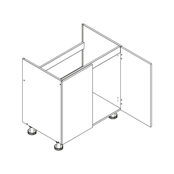 Rovná kuchyně bez pracovní desky (bez montáže) 240 cm Zane – STOLKAR-image-4
