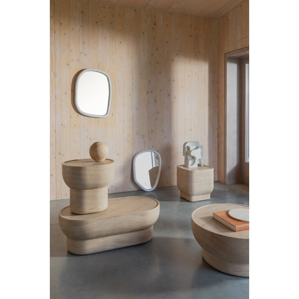 Konferenční stolek v dekoru kamene v přírodní barvě 50x100 cm Noble – Zuiver-image-1