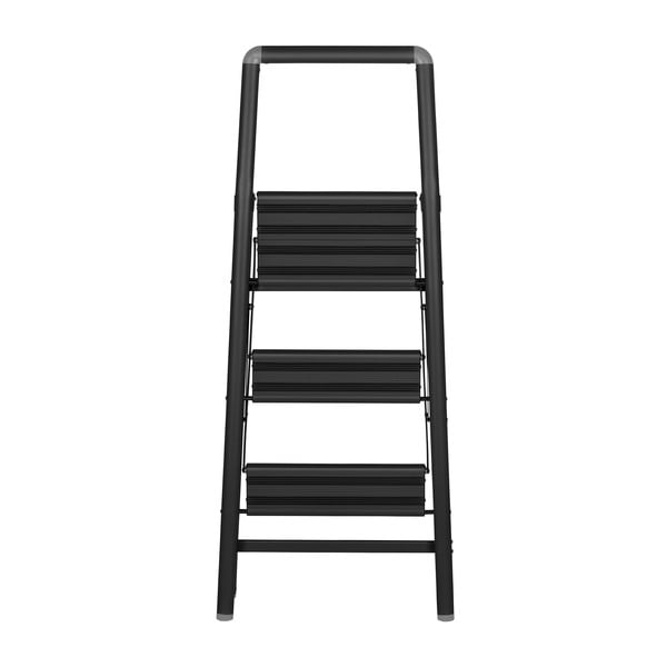 Černé schůdky Wenko Compact, výška 114,5 cm-image-4