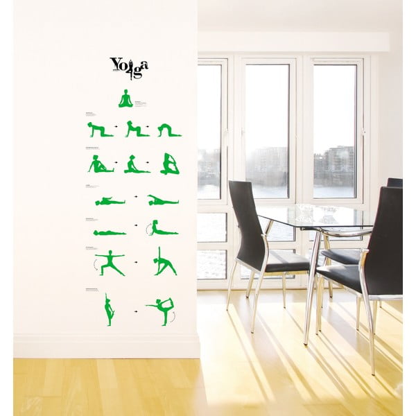 Samolepka Yoga Lessons