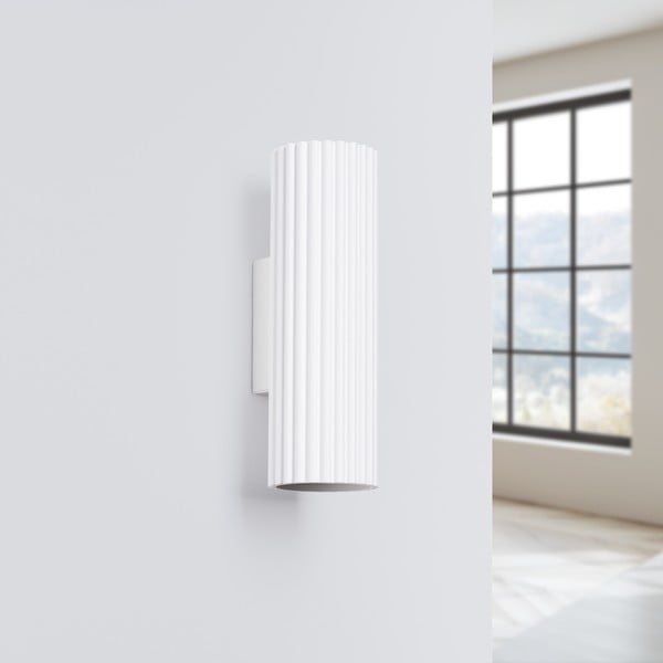 Bílé nástěnné svítidlo Gleam – Sollux-image-2