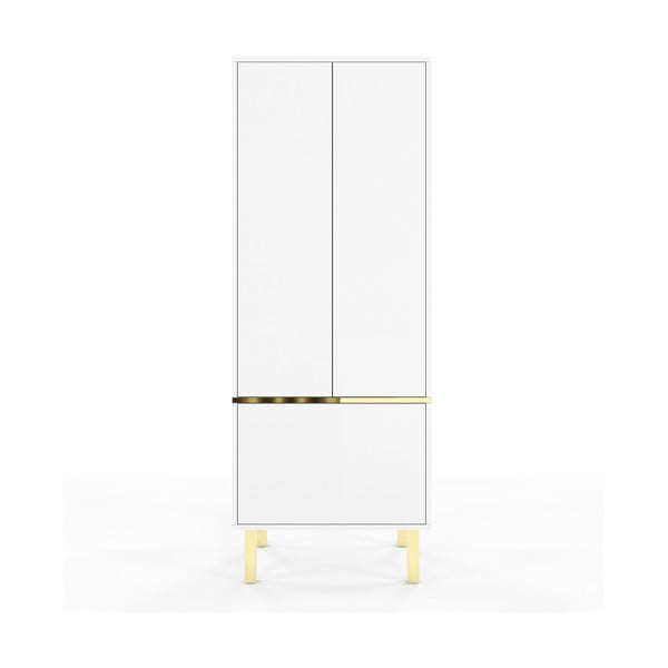 Bílá šatní skříň 70x185 cm Magica - Skandica