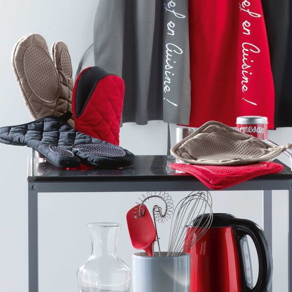 Bavlněná/silikonová kuchyňská rukavice Cuistot – douceur d'intérieur-image-1