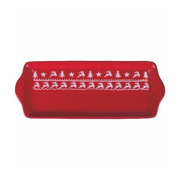 Vánoční servírovací tác z dolomitu 12.5x31.5 cm - Villa d'Este-image-1