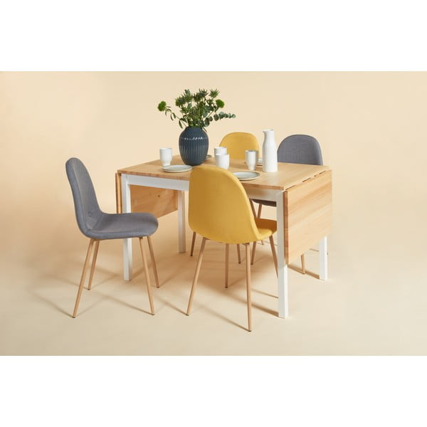 Set jídelního stolu Brisbane a čtyř jídelních židlí Lissy – Bonami Essentials-image-1