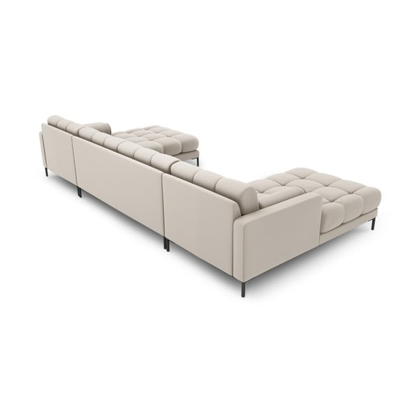 Béžová rohová pohovka do "U" Bali – Cosmopolitan Design-image-4