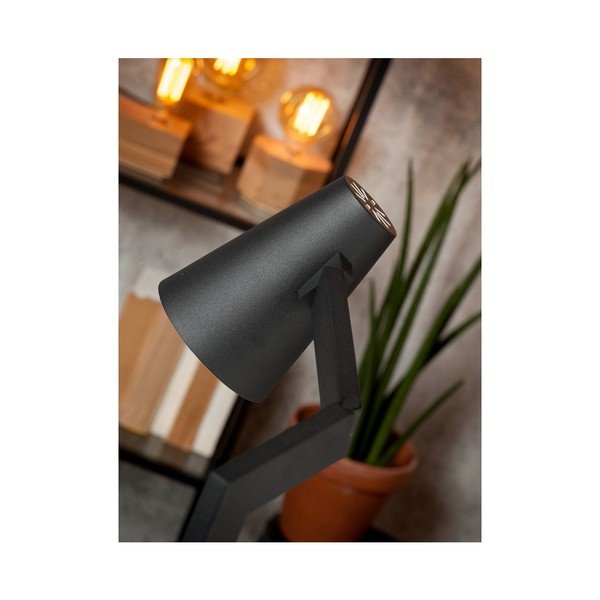 Černá stolní lampa s kovovým stínidlem (výška 60 cm) Biarritz – it's about RoMi-image-1