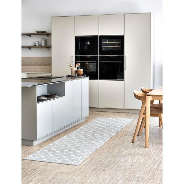 Světle šedo-krémový vnitřní a venkovní běhoun 70x160 cm Rex Fossil – Pappelina-image-1