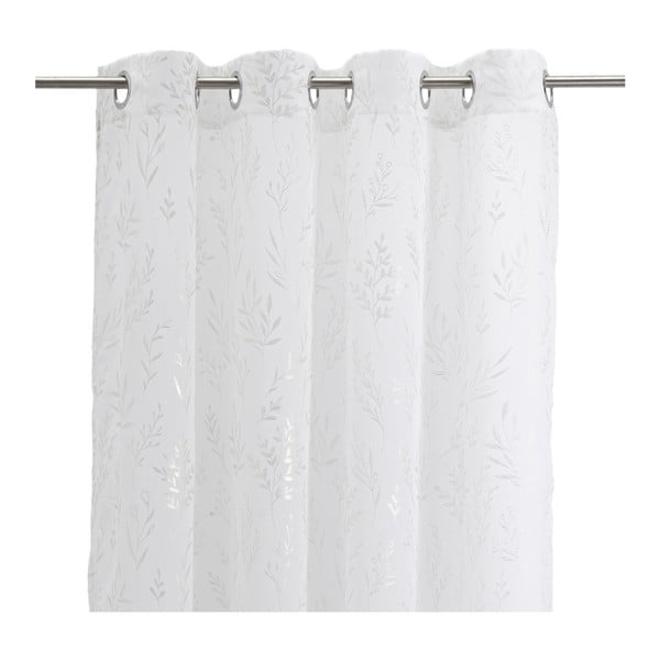 Bílá/ve stříbrné barvě záclona 140x260 cm Buds – Casa Selección
