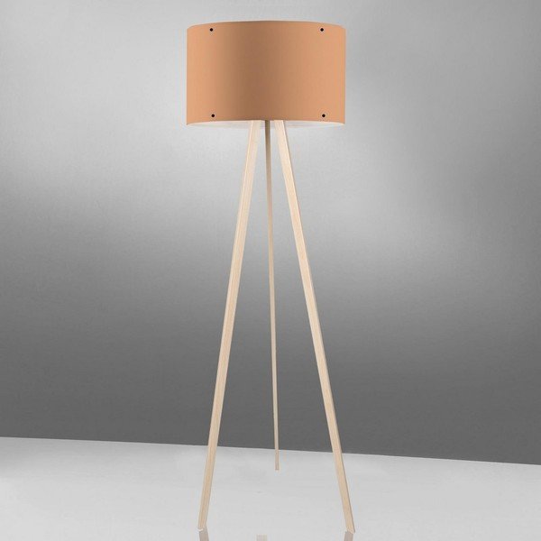 Béžová stojací lampa Woddy-image-1