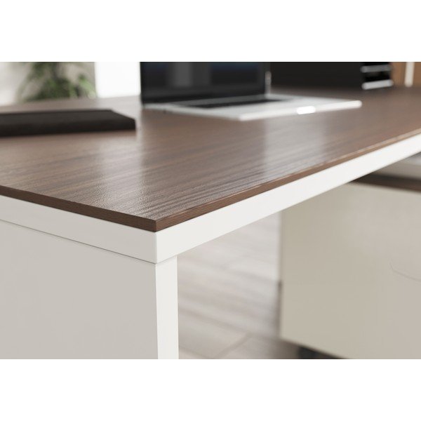 Pracovní stůl v dekoru ořechu 158x79 cm Ancona - Germania-image-1