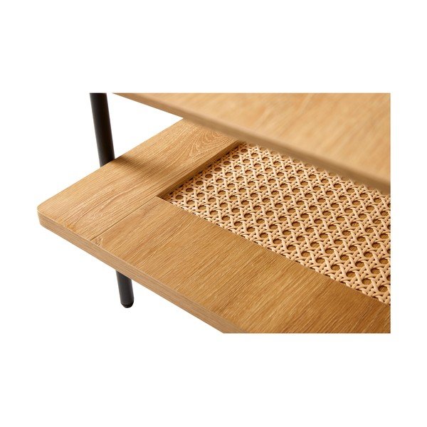 Konferenční stolek v dekoru dubu v přírodní barvě 55x110 cm Pensacola – Unique Furniture-image-2