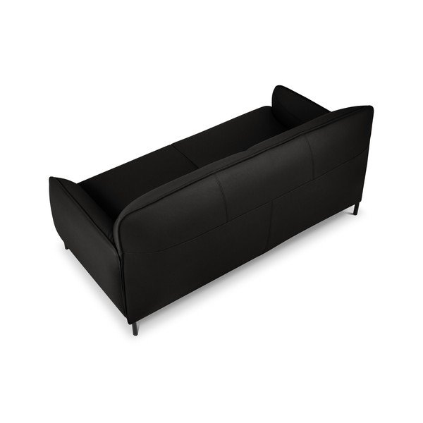 Černá kožená pohovka Windsor & Co Sofas Neso, 175 x 90 cm-image-3