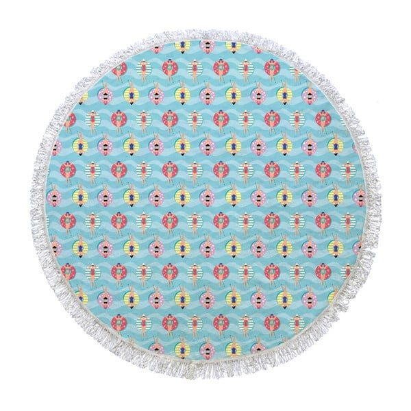 Kruhová osuška Just Chillin, ⌀ 150 cm