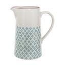 Modro-bílý kameninový džbán Bloomingville Patrizia, 2 l