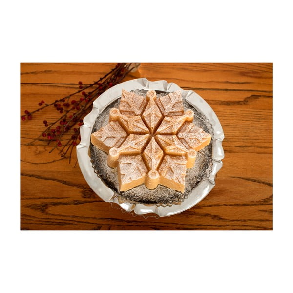Forma na pečení ve stříbrné barvě Nordic Ware Snowflake, 1,4 l-image-2