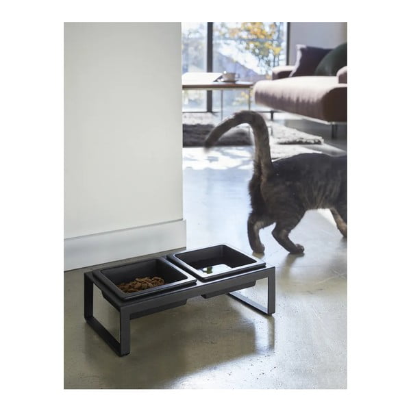 Sada misky a boxu na granule pro domácího mazlíčka Tower – YAMAZAKI-image-2