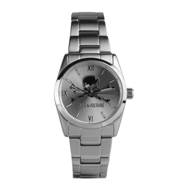 Unisex hodinky stříbrné barvy Zadig & Voltaire Pirate