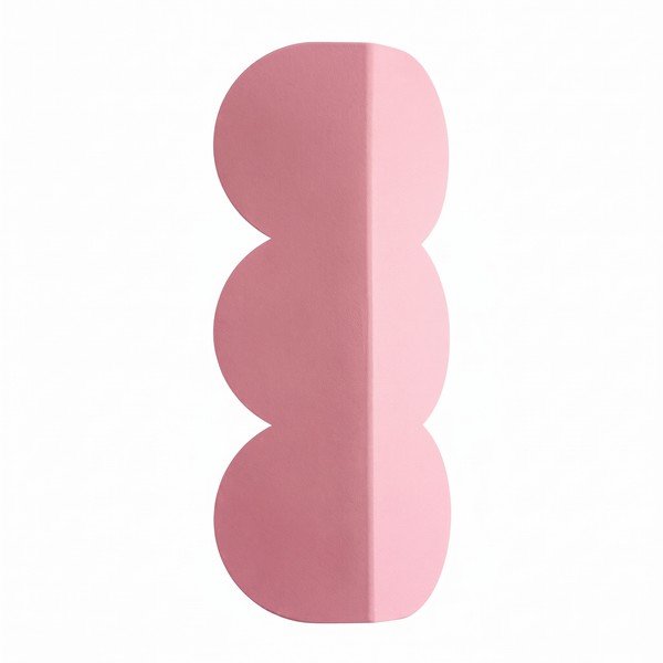 Růžové hliníkové nástěnné svítidlo BISCUIT – Thoro