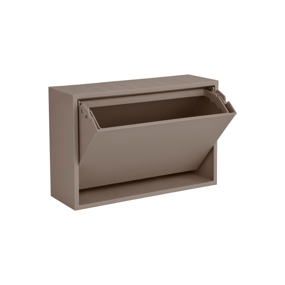 Minic Box Světle hnědý nástěnný odpadkový koš z recyklovaného plastu Mini Box ...