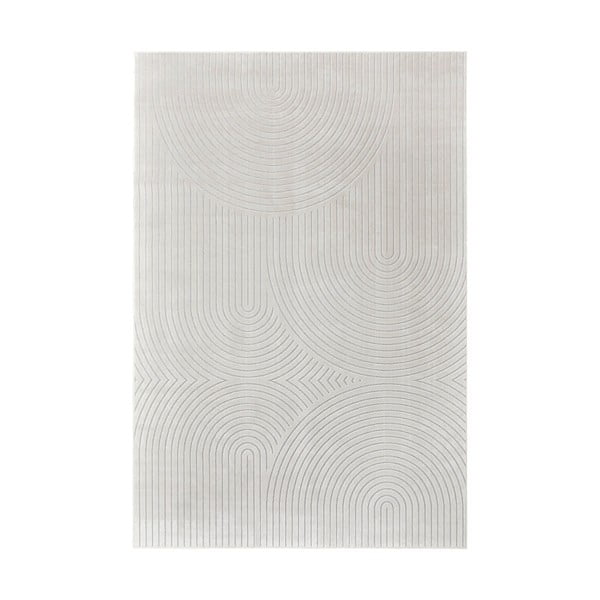 Bílý bavlněný koberec 140x200 cm Geode – douceur d'intérieur