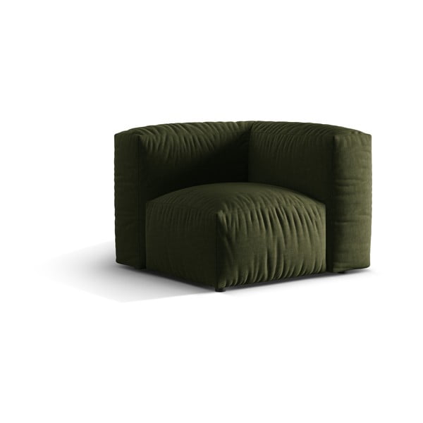 Zelený modul pohovky (variabilní roh) Martina – Micadoni Home-image-1