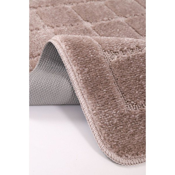 Hnědé koupelnové předložky v sadě 2 ks 50x80 cm Kareli – Foutastic-image-3