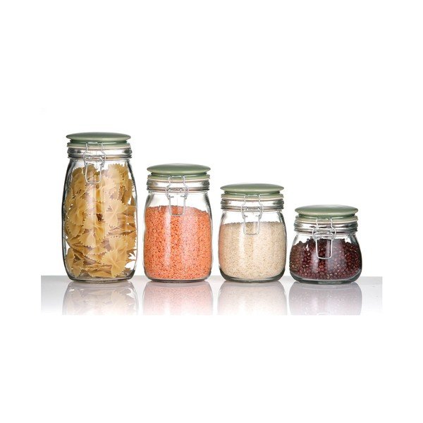 Dóza na potraviny se zeleným víkem Premier Housewares, 1.5 l-image-1