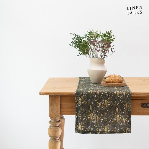 Lněný běhoun na stůl 40x150 cm Woodland – Linen Tales