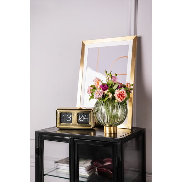 Pozlacené stolní hodiny Karlsson Bold Flip-image-1