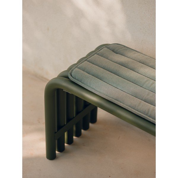 Zelená kovová zahradní lavice Nokk – noo.ma-image-2