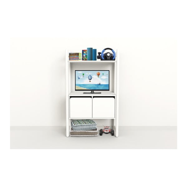 Bílá dětská skříňka Flexa Shelfie, výška 131.6 cm-image-1