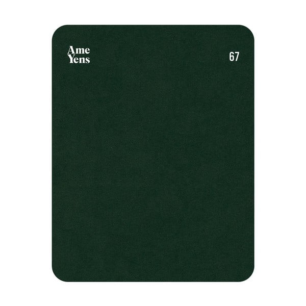 Tmavě zelené sametové relaxační křeslo Kukumo – Ame Yens-image-4