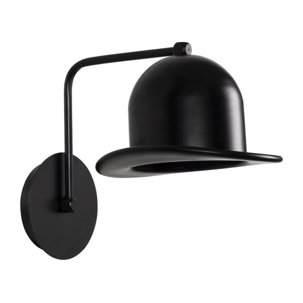 Černé nástěnné svítidlo Homemania Decor Mini Hat