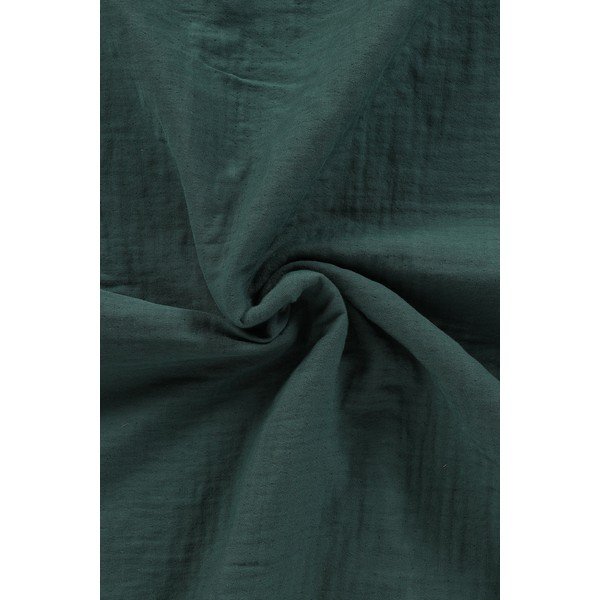 Zelené mušelínové povlečení na dvoulůžko 200x200 cm Stonewashed – Mijolnir-image-2