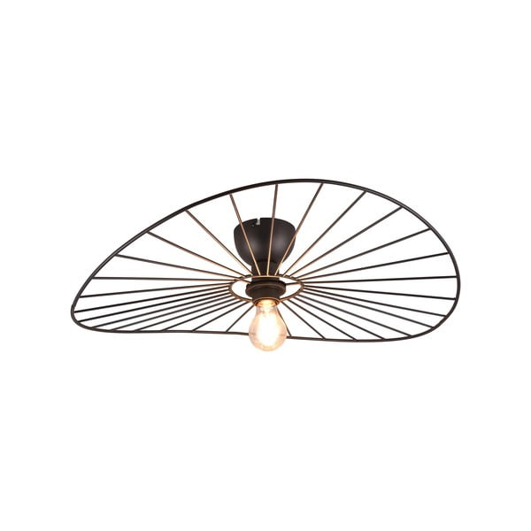 Matně černé stropní svítidlo ø 60 cm Chapeau – Reality-image-1