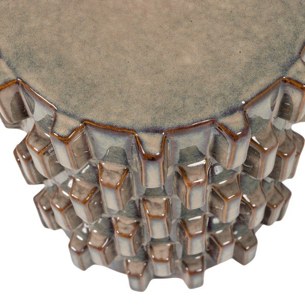 Keramický kulatý odkládací stolek ø 35 cm Axu – WOOOD-image-3