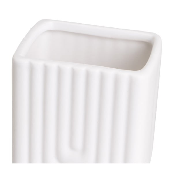 Bílá keramická sada doplňků do koupelny – Casa Selección-image-1